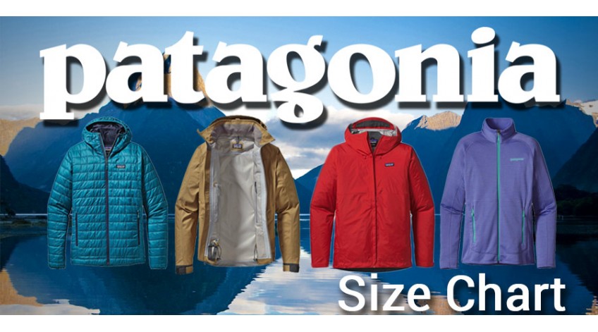 Patagonia Clothing Sizing Chart